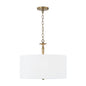 Capital Lighting - 342631AD - Three Light Pendant - Abbie - Aged Brass