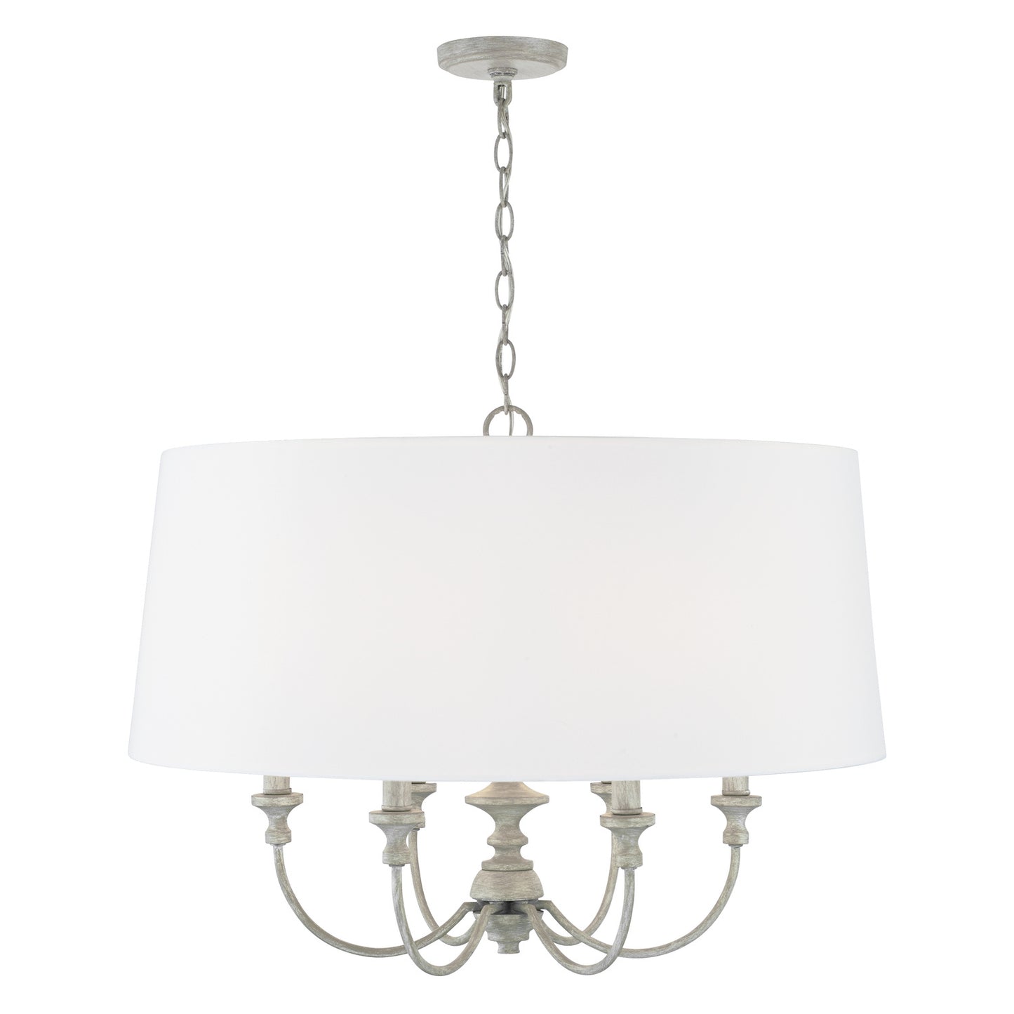 Capital Lighting - 343061PY - Six Light Pendant - Penelope - Painted Grey