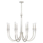 Capital Lighting - 441881PN - Eight Light Chandelier - Laurent - Polished Nickel