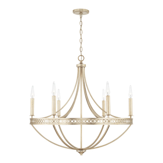 Capital Lighting - 443161WG - Six Light Chandelier - Isabella - Winter Gold