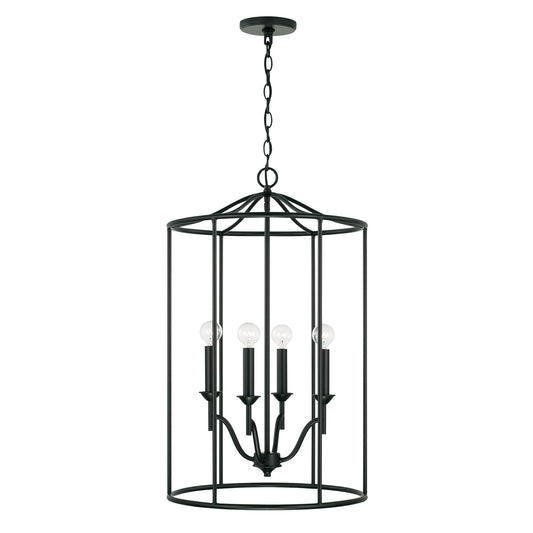 Capital Lighting - 542041MB - Four Light Foyer Pendant - Peyton - Matte Black