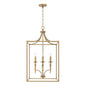 Capital Lighting - 542641AD - Four Light Foyer Pendant - Abbie - Aged Brass