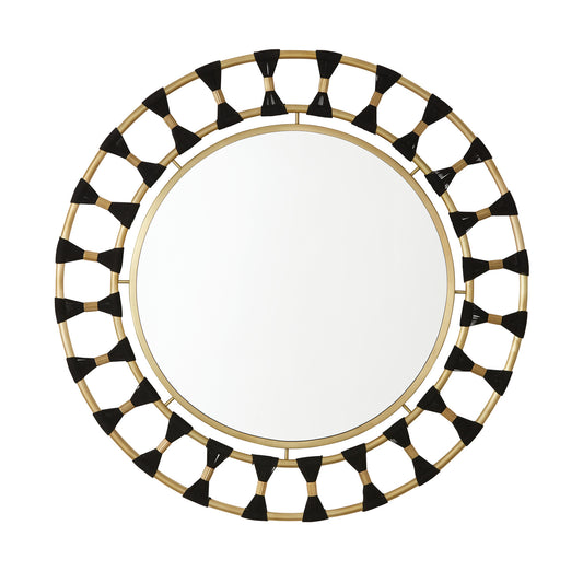 Capital Lighting - 741101MM - Mirror - Mirror - Black Rope and Patinaed Brass