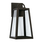 Capital Lighting - 943711OZ-GL - One Light Outdoor Wall Lantern - Leighton - Oiled Bronze