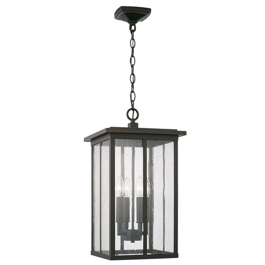 Capital Lighting - 943844OZ - Four Light Outdoor Hanging Lantern - Barrett - Oiled Bronze