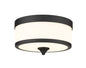 Z-Lite - 307F-MB - Three Light Flush Mount - Cosmopolitan - Matte Black