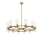 Z-Lite - 4008-12RB - 12 Light Chandelier - Datus - Rubbed Brass