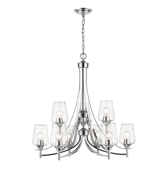 Z-Lite - 473-9CH - Nine Light Chandelier - Joliet - Chrome