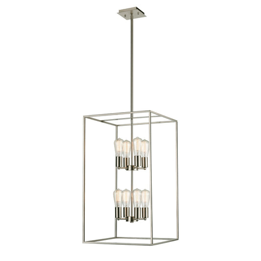 ELK Home - CN150882 - Eight Light Pendant - Williamsport - Brushed Nickel