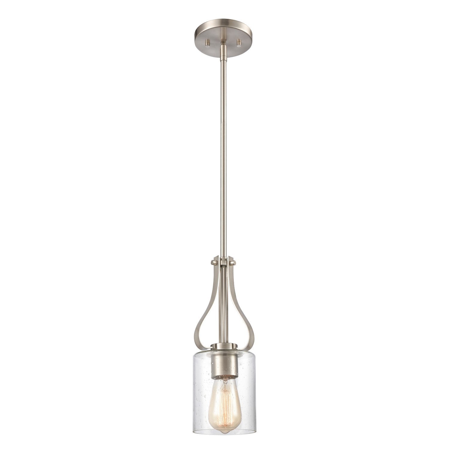 ELK Home - CN300152 - One Light Mini Pendant - Market Square - Brushed Nickel