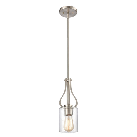 ELK Home - CN300152 - One Light Mini Pendant - Market Square - Brushed Nickel