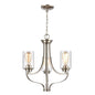 ELK Home - CN300322 - Three Light Chandelier - Market Square - Brushed Nickel