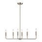 ELK Home - CN330622 - Six Light Chandelier - Park Slope - Brushed Nickel