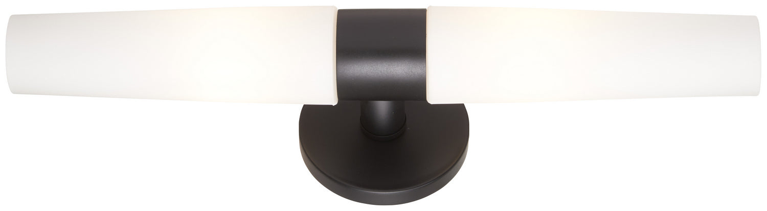 George Kovacs - P5042-66A - Two Light Wall Sconce - Saber - Coal