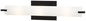 George Kovacs - P5044-66A - Three Light Wall Sconce - Tube - Coal