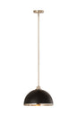 Z-Lite - 1004P14-MB-BN - One Light Pendant - Landry - Matte Black / Brushed Nickel