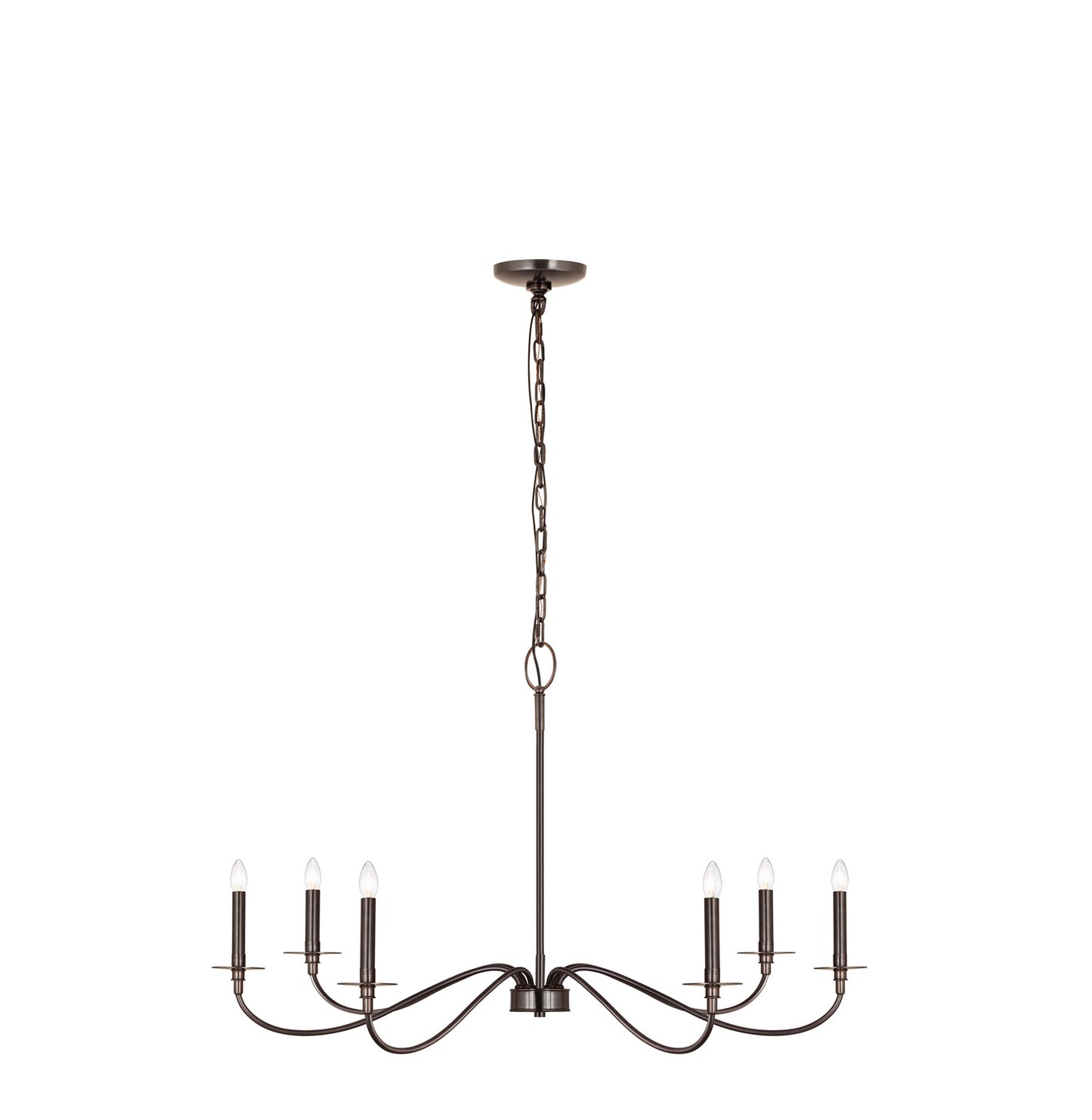 Z-Lite - 2301-42BP - Six Light Chandelier - Arrington - Plated Bronze