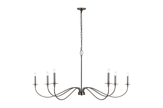 Z-Lite - 2301-63BP - Six Light Chandelier - Arrington - Plated Bronze