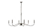 Z-Lite - 2301-63MB - Six Light Chandelier - Arrington - Matte Black