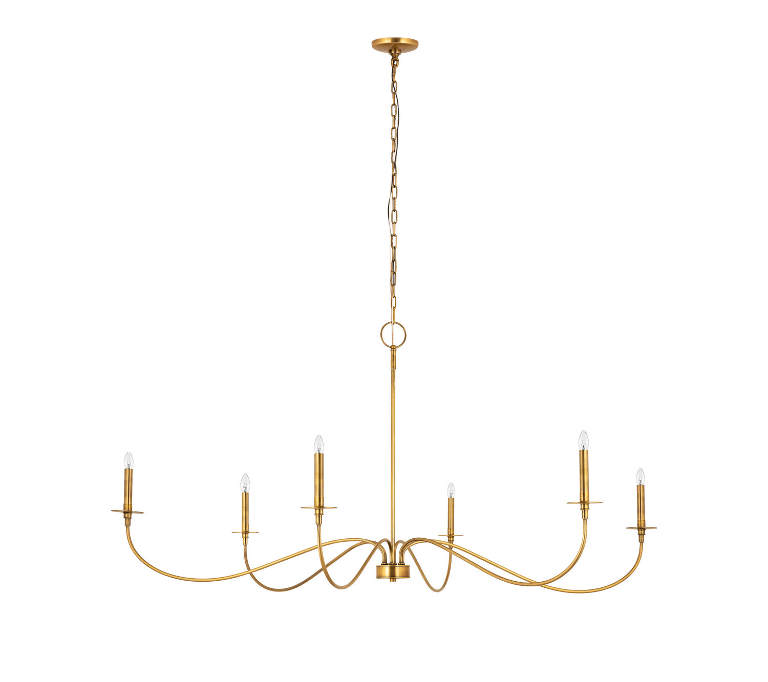 Z-Lite - 2301-63RB - Six Light Chandelier - Arrington - Rubbed Brass