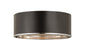 Z-Lite - 2303F4-MB-CH - Four Light Flush Mount - Arlo - Matte Black / Chrome