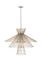 Z-Lite - 6015-8PN - Eight Light Chandelier - Alito - Polished Nickel