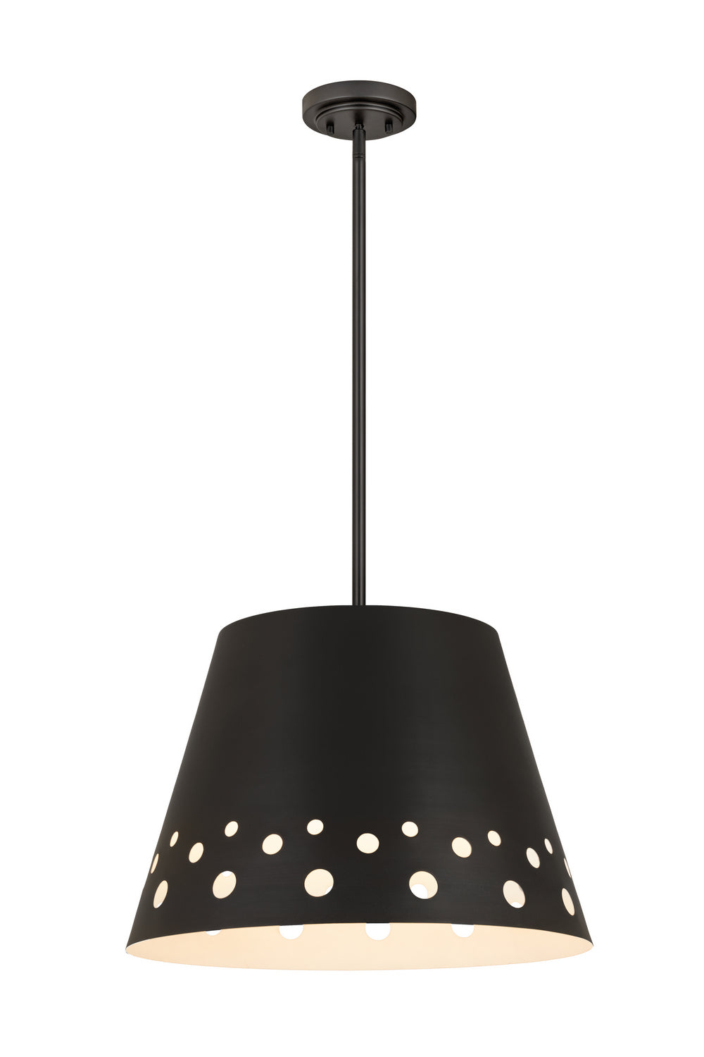 Z-Lite - 6014-18MB - One Light Chandelier - Katie - Matte Black