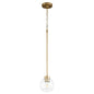 Quorum - 3317-80 - One Light Pendant - Volán - Aged Brass
