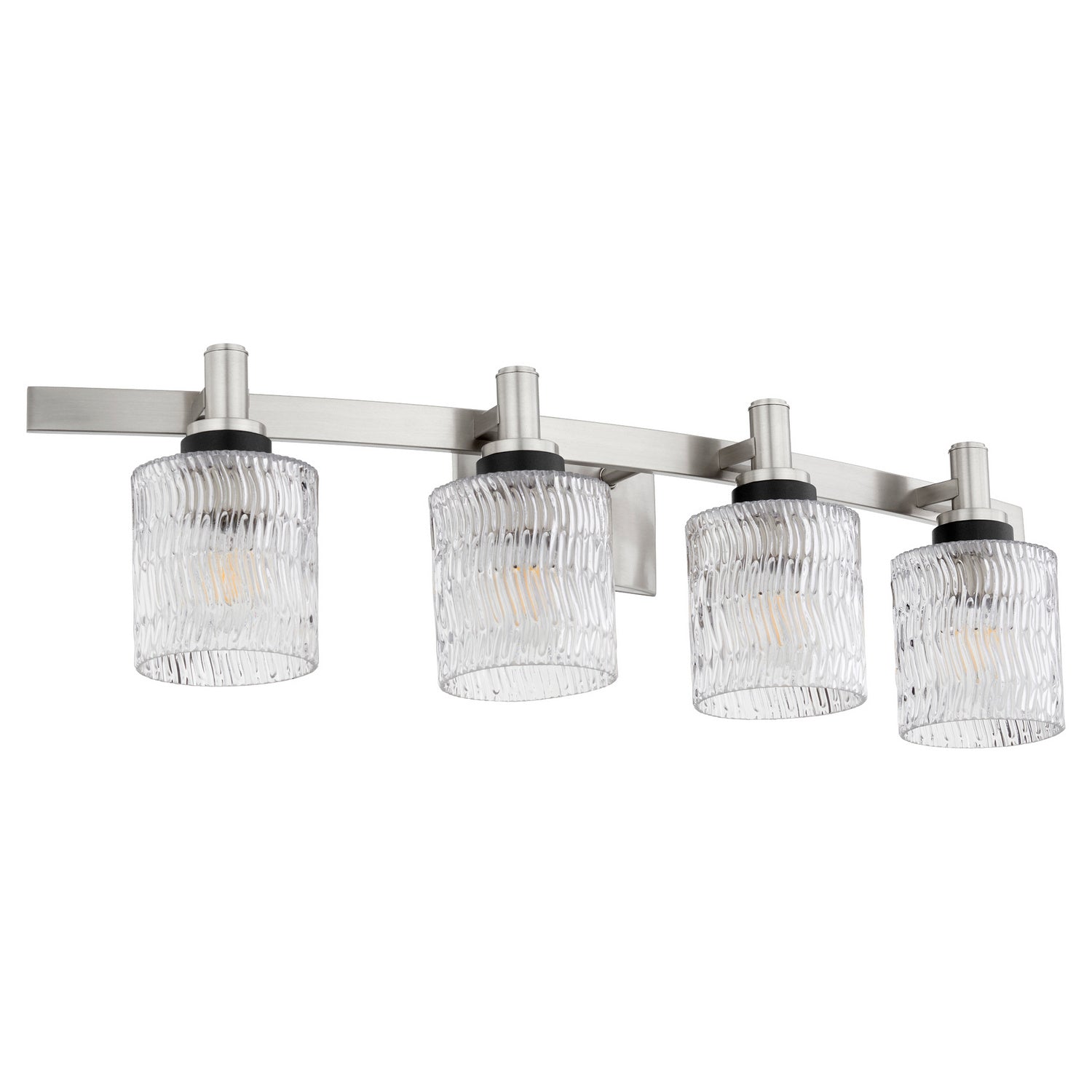 Quorum - 5184-4-65 - Four Light Vanity - Stadium - Satin Nickel