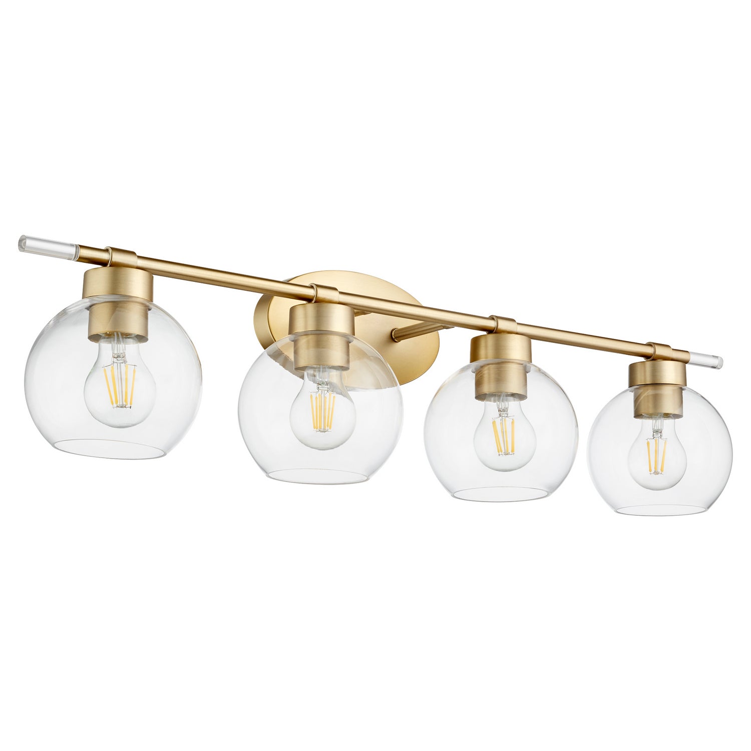 Quorum - 5317-4-80 - Four Light Vanity - Volán - Aged Brass