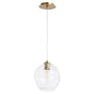 Quorum - 61-80 - One Light Pendant - Numen - Aged Brass