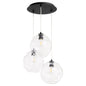 Quorum - 63-69 - Three Light Pendant - Numen - Textured Black