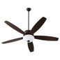 Quorum - 70605-86 - 60"Ceiling Fan - Breeze 60" - Oiled Bronze