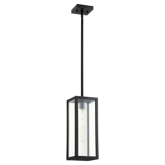 Quorum - 748-15-69 - One Light Pendant - Parks - Textured Black