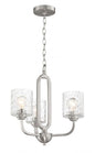 Craftmade - 54223-BNK - Three Light Chandelier - Collins - Brushed Polished Nickel