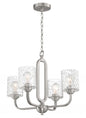 Craftmade - 54224-BNK - Four Light Chandelier - Collins - Brushed Polished Nickel