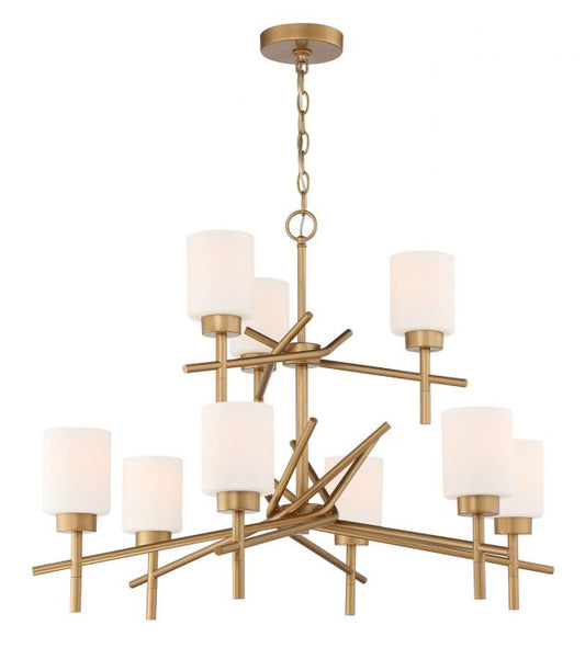 Craftmade - 54629-SG - Nine Light Chandelier - Cadence - Soft Gold