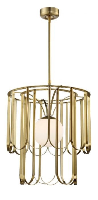 Craftmade - 54991-SB - One Light Pendant - Melody - Satin Brass