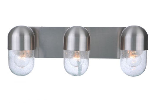 Craftmade - 55003-BNK - Three Light Vanity - Pill - Brushed Polished Nickel