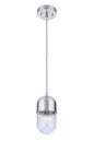 Craftmade - 55091-BNK - One Light Mini Pendant - Pill - Brushed Polished Nickel