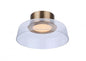Craftmade - 55181-SB-LED - LED Flushmount - Centric - Satin Brass