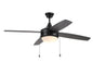 Craftmade - EPHA52FB4 - 52"Ceiling Fan - Phaze Energy Star 4 - Flat Black