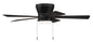 Craftmade - MER52FB5 - 52"Ceiling Fan - Merit - Flat Black