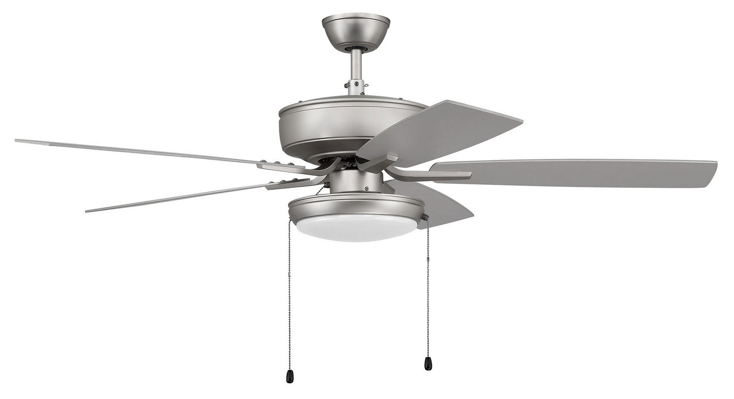 Craftmade - P119BN5-52BNGW - 52"Ceiling Fan - Pro Plus 119 - Brushed Nickel