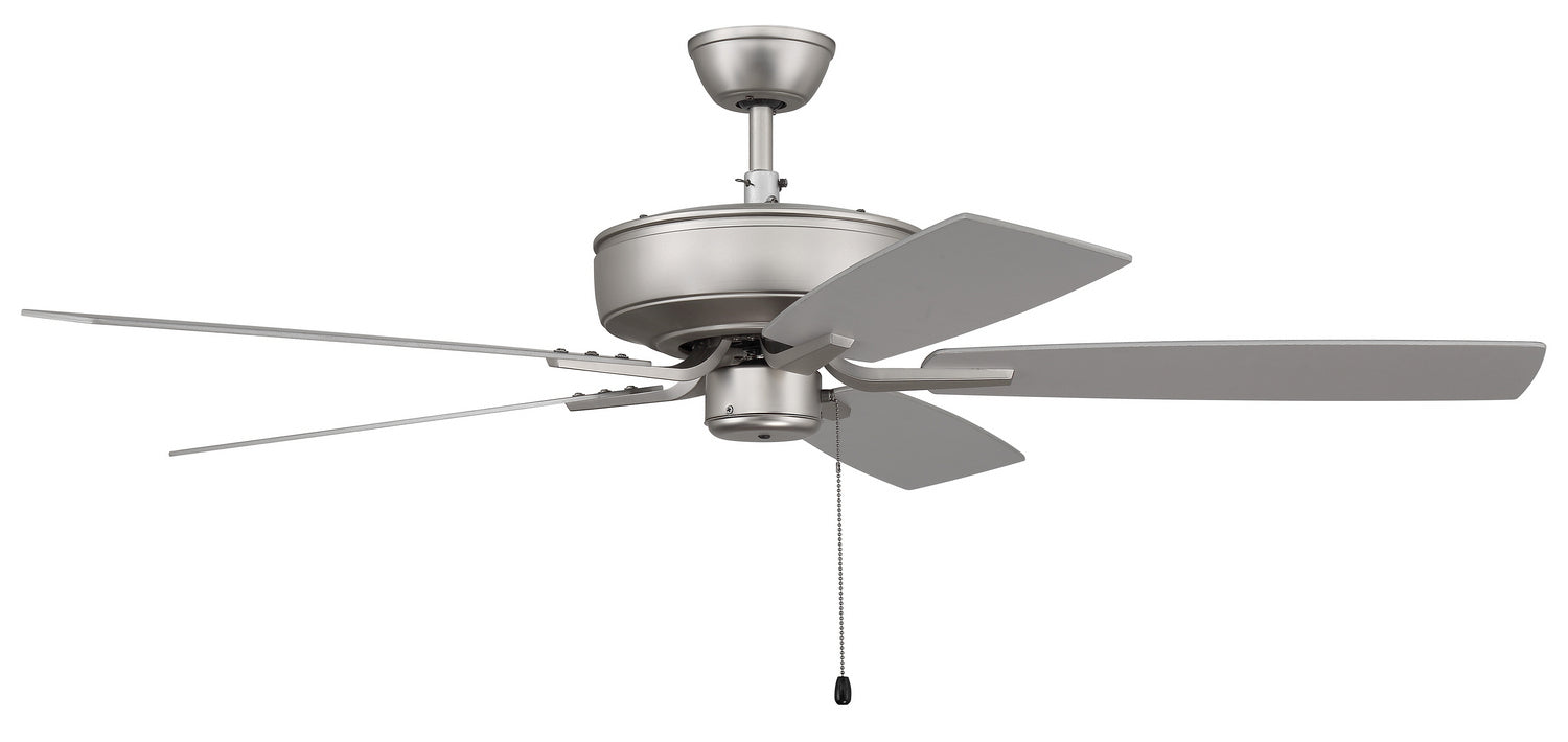 Craftmade - P52BN5-52BNGW - 52"Ceiling Fan - Pro Plus 52 Fan - Brushed Nickel