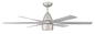 Craftmade - QRK54TI6 - 54"Ceiling Fan - Quirk - Titanium