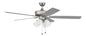 Craftmade - S114BN5-60BNGW - 60"Ceiling Fan - Super Pro 114 - Brushed Nickel