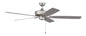 Craftmade - S60BN5-60BNGW - 60"Ceiling Fan - Super Pro 60 - Brushed Nickel