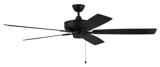 Craftmade - S60FB5-60FBGW - 60"Ceiling Fan - Super Pro 60 - Flat Black