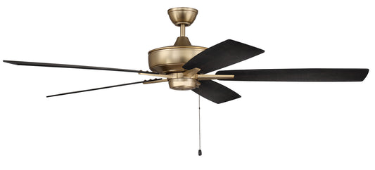 Craftmade - S60SB5-60BWNFB - 60"Ceiling Fan - Super Pro 60 - Satin Brass